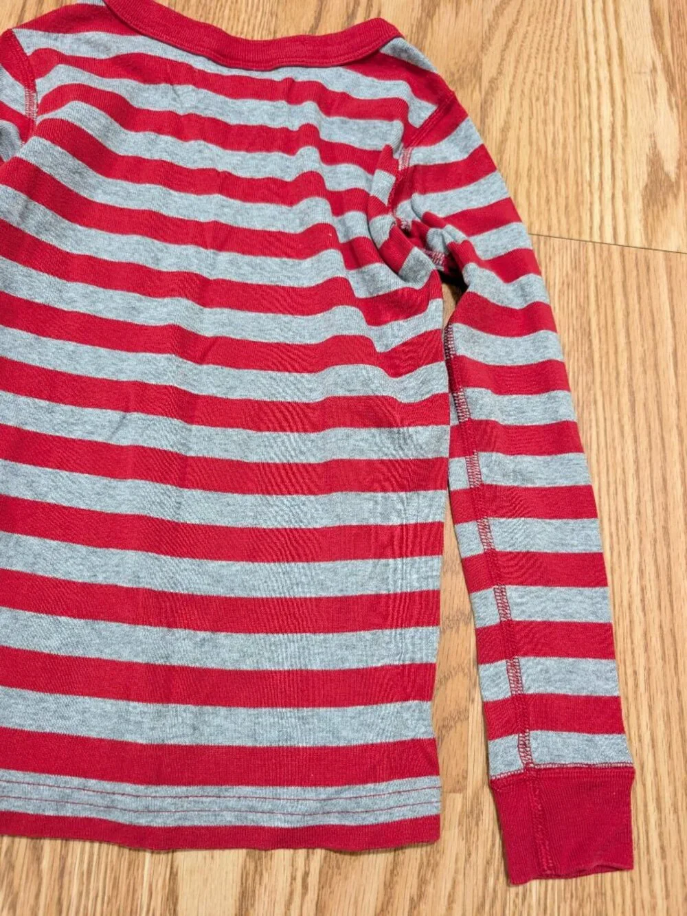 Hanna Andersson Long John Pajamas Gnomes Stripes 110 5 Organic Cotton